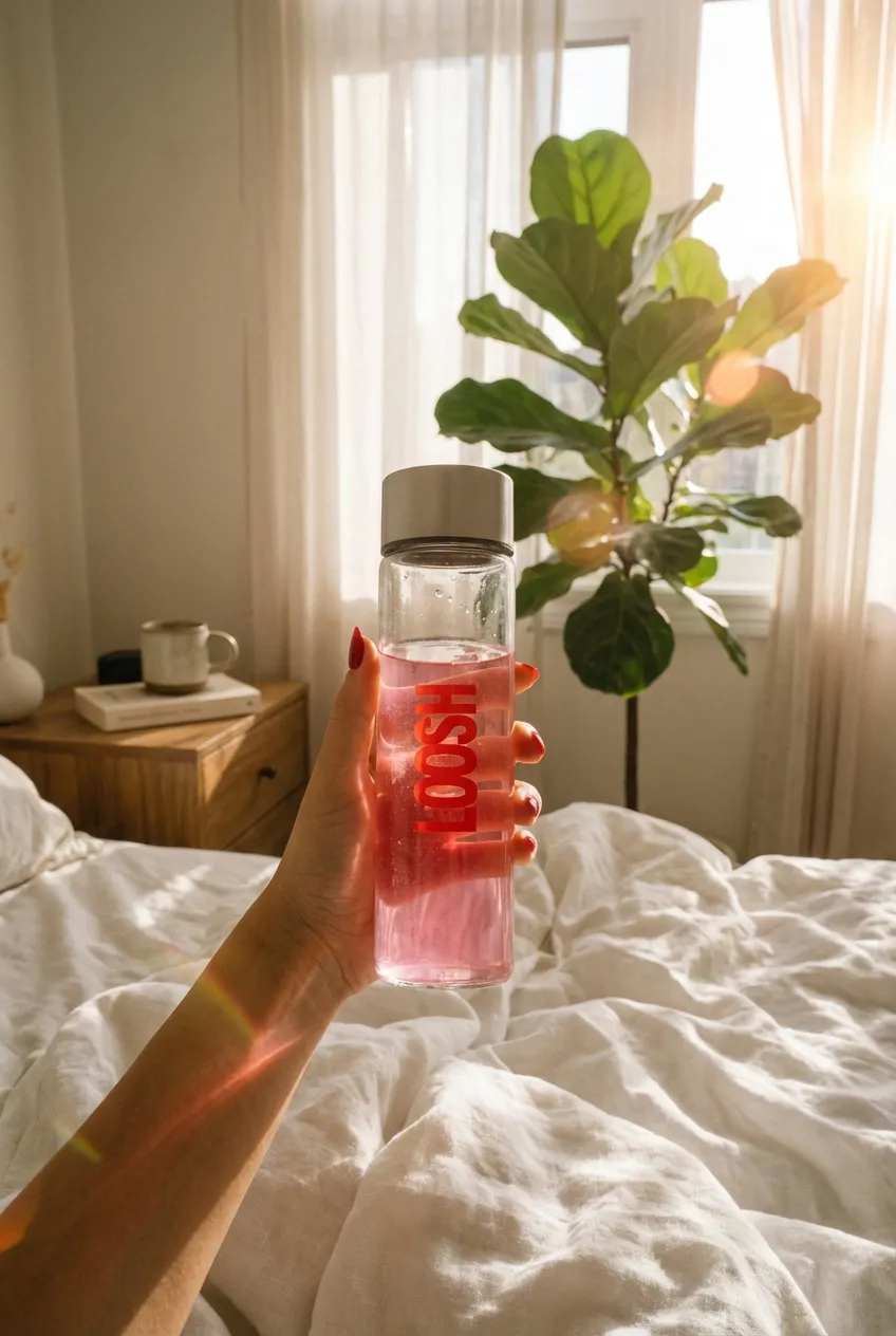 Kunde mit LOOSH Starter Set